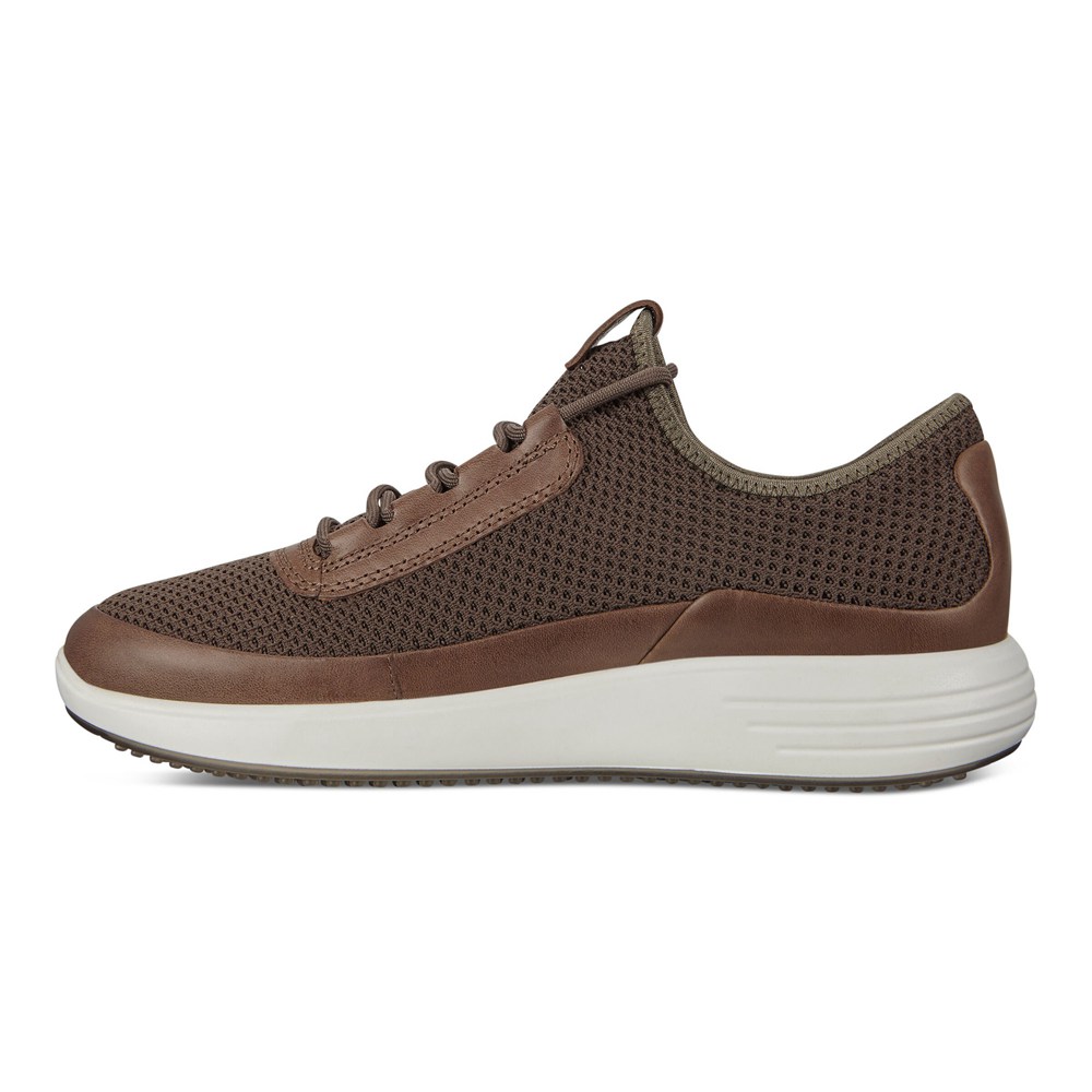 ECCO Mens Sneakers Brown - Soft 7 Runner Meshs - UIE-946130